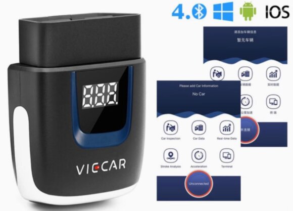 Viecar VP003 многофункциональный диагностический сканер