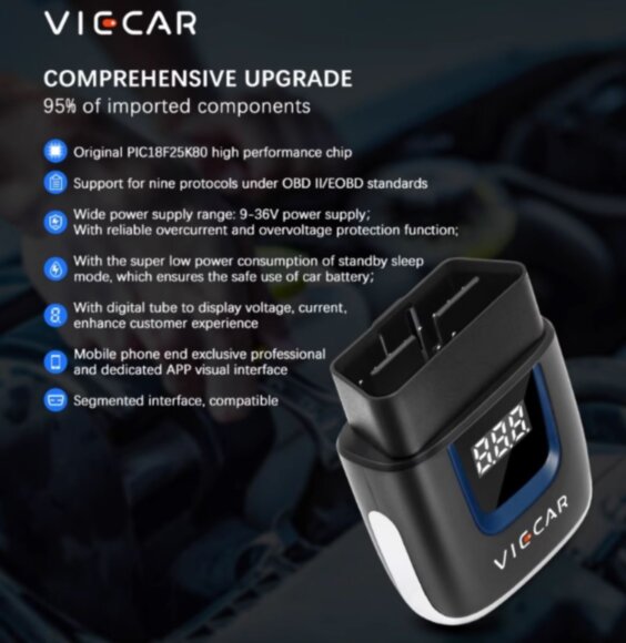 Viecar VP003 многофункциональный диагностический сканер
