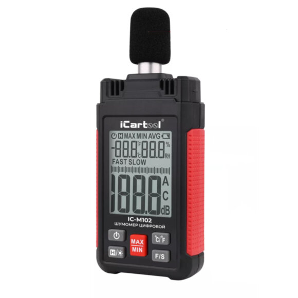 Шумомер цифровой iCartool IC-M102