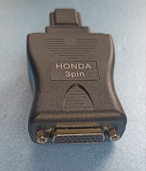 Переходник для автосканера Honda 3pin-DB15f (женск)