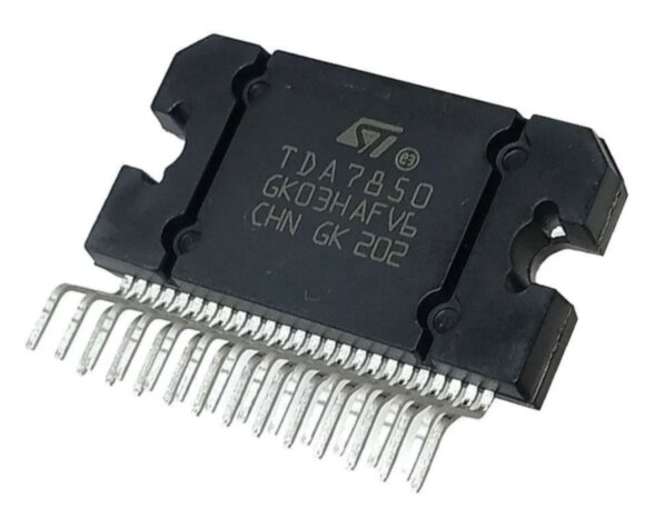 TDA7850 четырёхканальный автомобильный аудиоусилитель класса AB