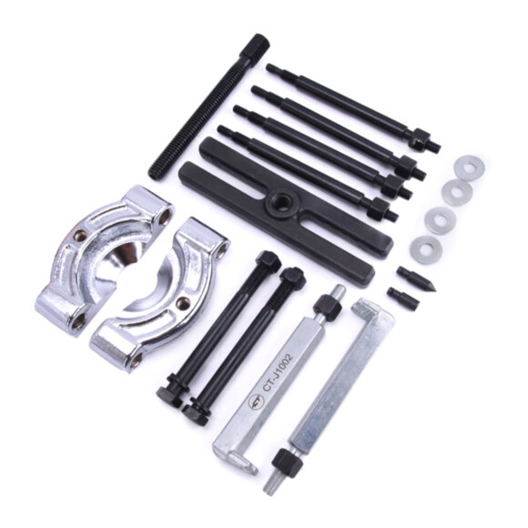 Набор съемников подшипников малых диаметров 15-58 мм двухлапый и сепараторного типа Car-Tool CT-J1002