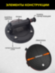 Присоска с ручной помпой 110кг TECHNICOM TC-F110