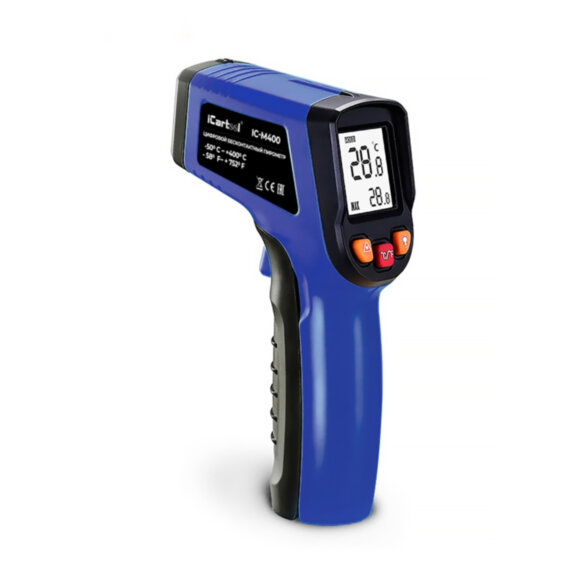 Инфракрасный бесконтактный термометр (пирометр) iCartool IC-M400