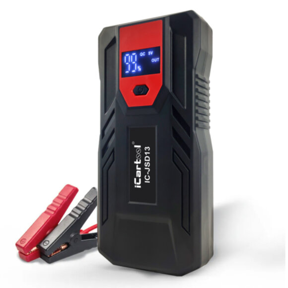 Пуско-зарядное устройство 12В, 12 800 мАч, 400/800А iCartool IC-JSD13