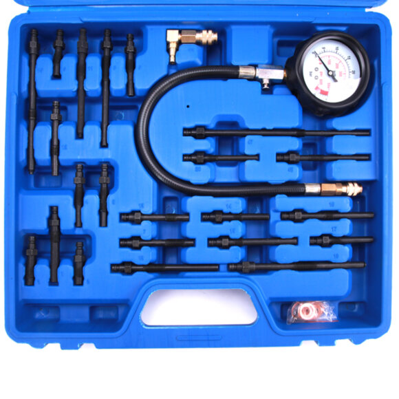 Дизельный компрессометр с комплектом адаптеров 48 предметов Car-Tool CT-B0131