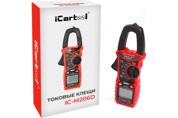 Токовые клещи iCartool IC-M206D