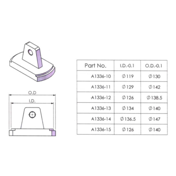 Съемник гильз блока цилиндров двигателя грузовиков и автобусов Car-Tool CT-A1336