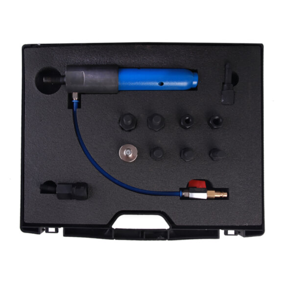 Съемник дизельных форсунок, пневматический с комплектом адаптеров ОДА Сервис ODA-3204B