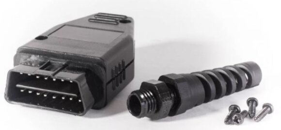 Разьемы OBD2 разборные (папа)