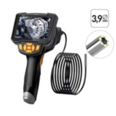 Видеоэндоскоп промышленный, 4.3", 1Мп, 2 камеры, 1280х720, 1м, 8 мм сменный зонд iCartool IC-V112A