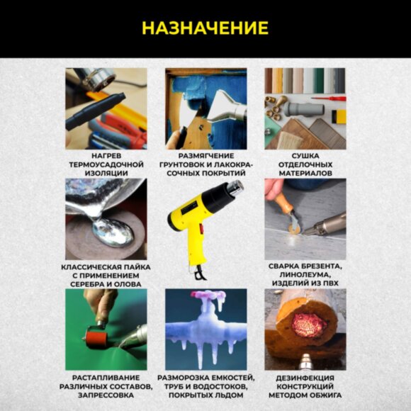 Фен строительный TECHNICOM TC-HG2800